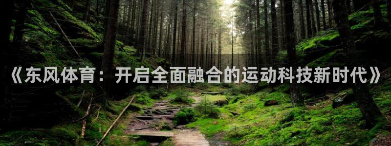 熊猫体育v3.新网页.org：《东风体育：开启全面融合的运动科技新时代》